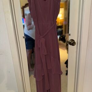 City Chic Plum Sleeveless Maxi Dress